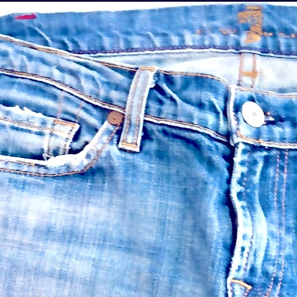 7 For All Mankind Bootcut Distressed Jeans 29 - Picture 5 of 5
